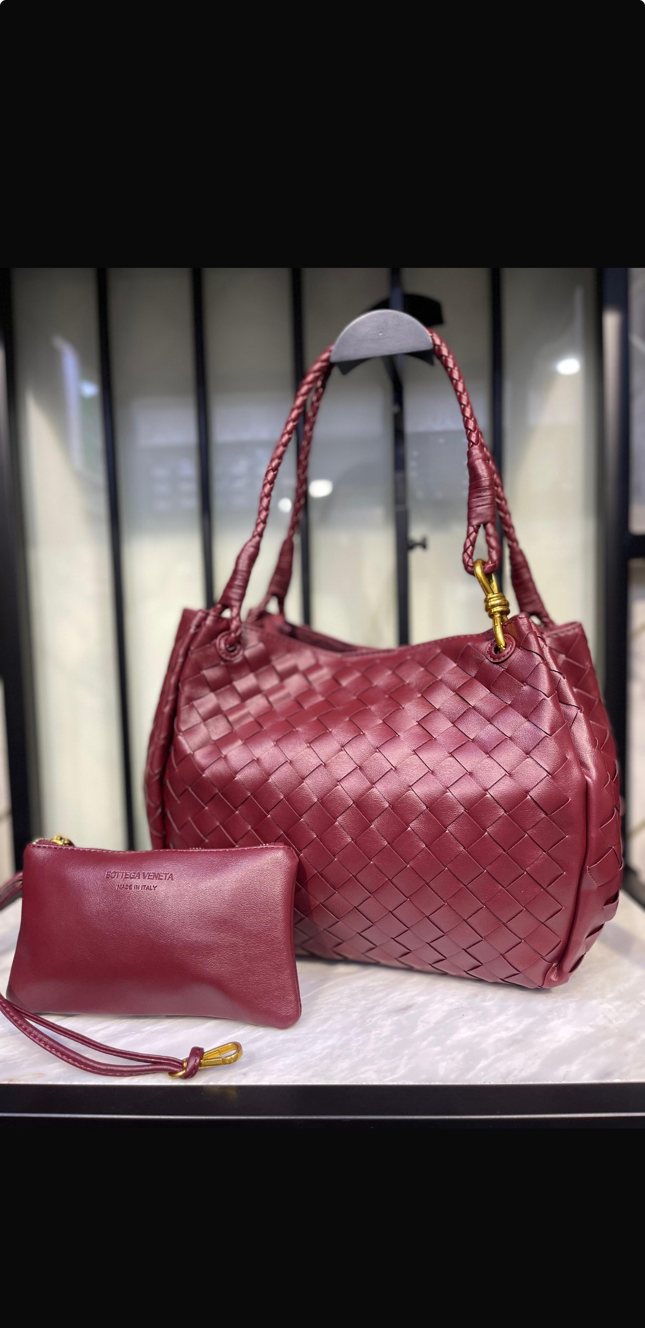 Bottega Veneta Large Parachute Bag