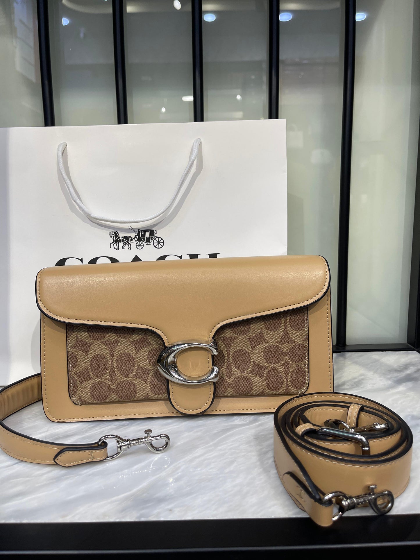 Coach Tabby Shoulder Bag 26 – Signature Canvas Elegance