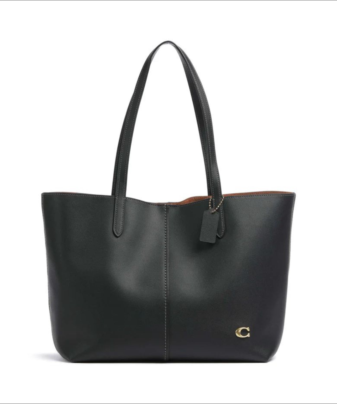 Coach North 32 Leather Tote Bag