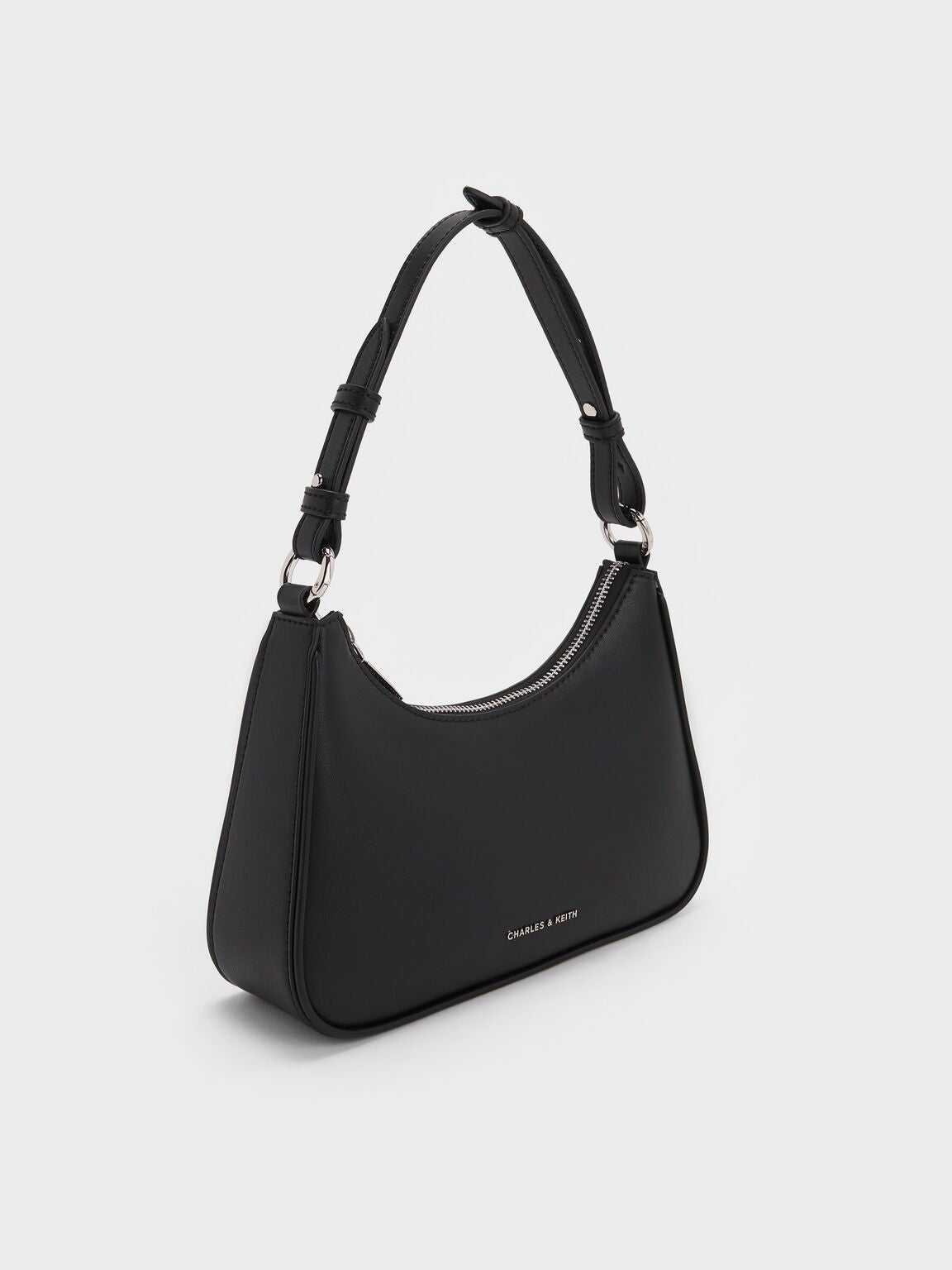 Charles & Keith Calf PU Shoulder Bag