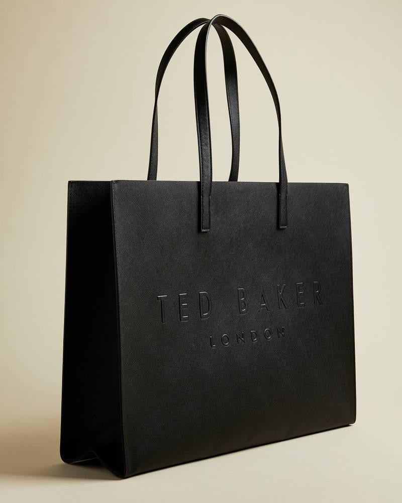 Ted Baker Sukicon Large Icon Bag – Classic Vinyl Tote