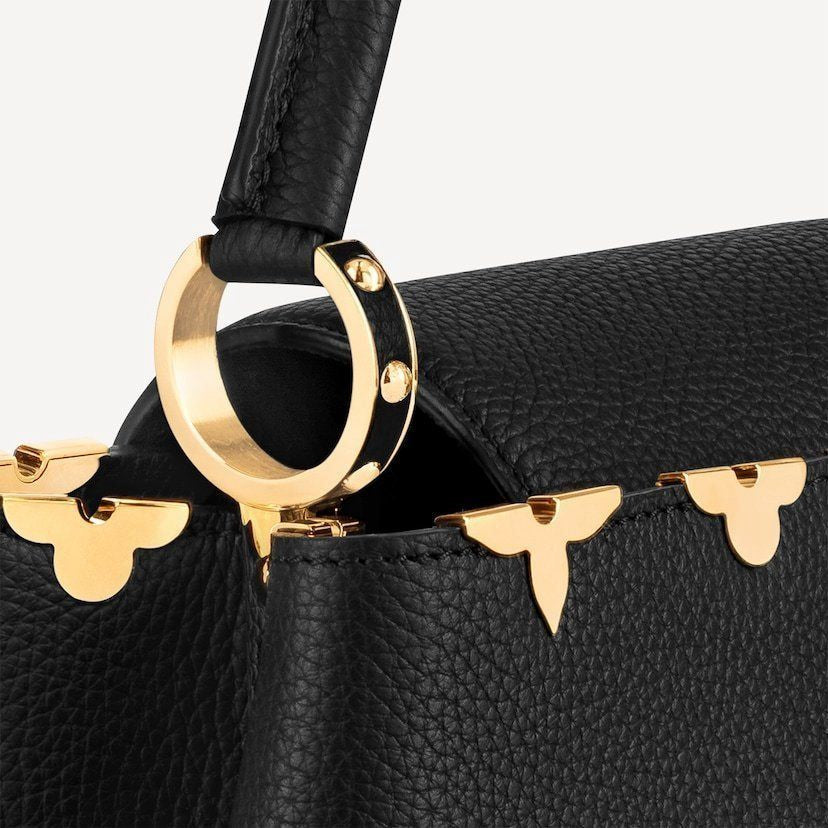 Louis Vuitton Taurillon Embellished Flower Crown Capucines MM – Premium Quality