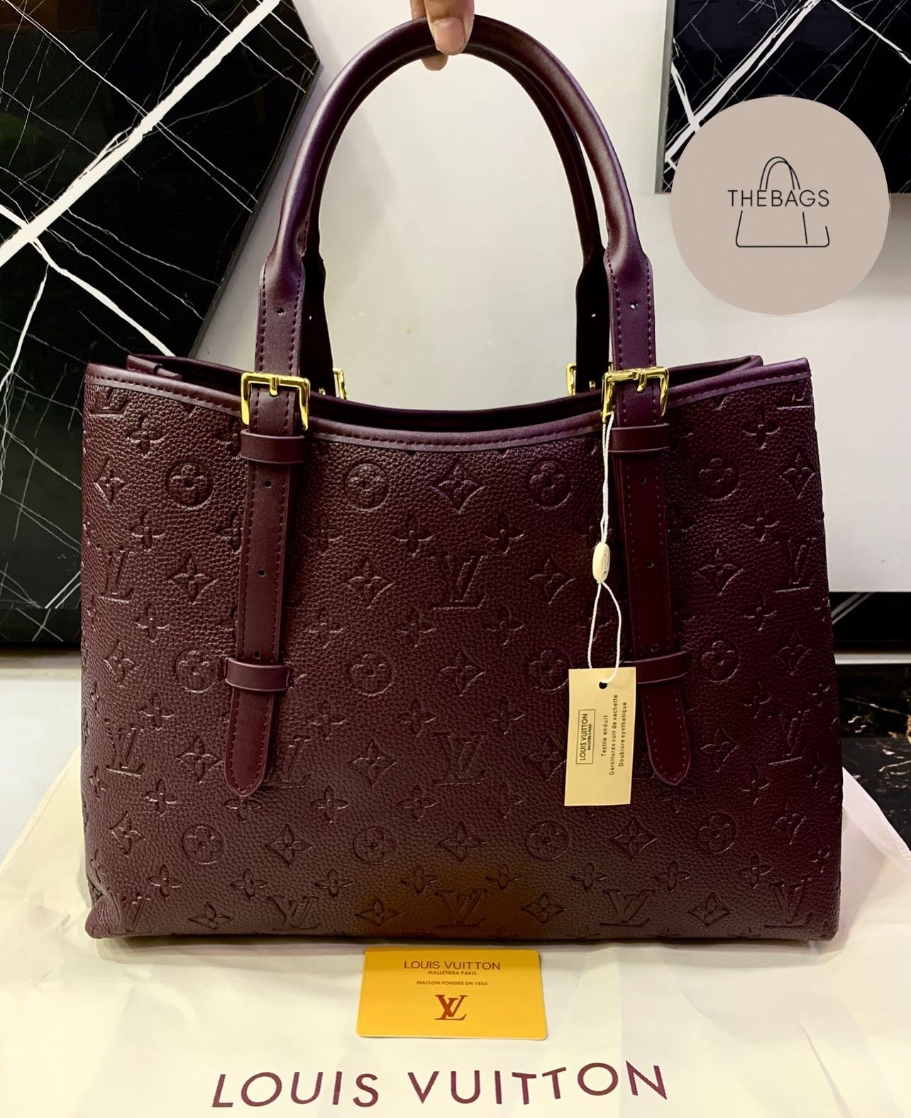 Louis Vuitton Babylone Tote PM – Burgundy