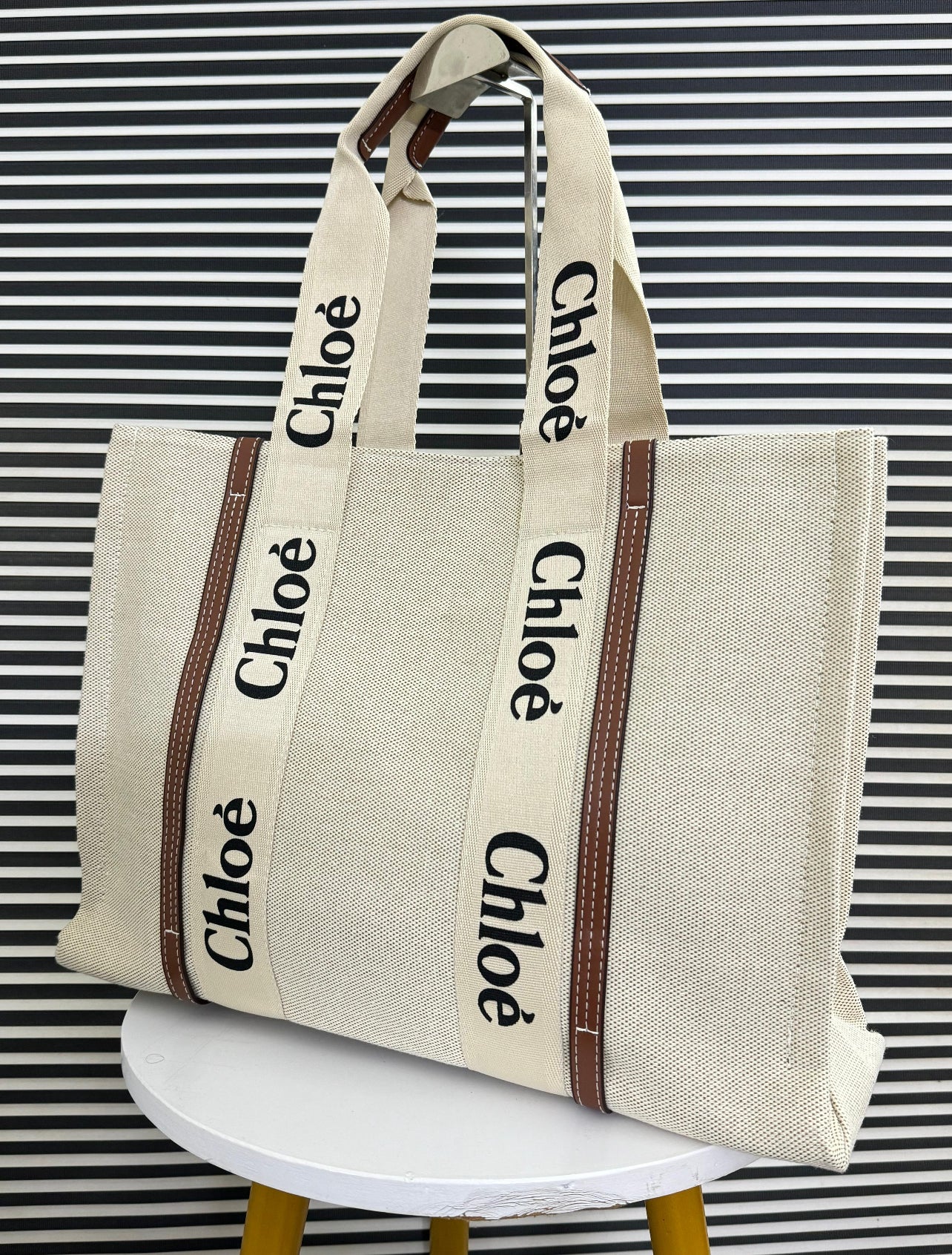 CHLOÉ Large Woody Tote Bag