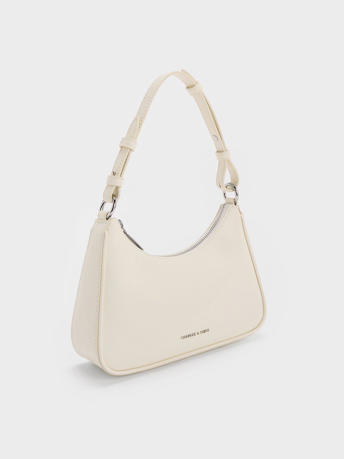 Charles & Keith Calf PU Shoulder Bag