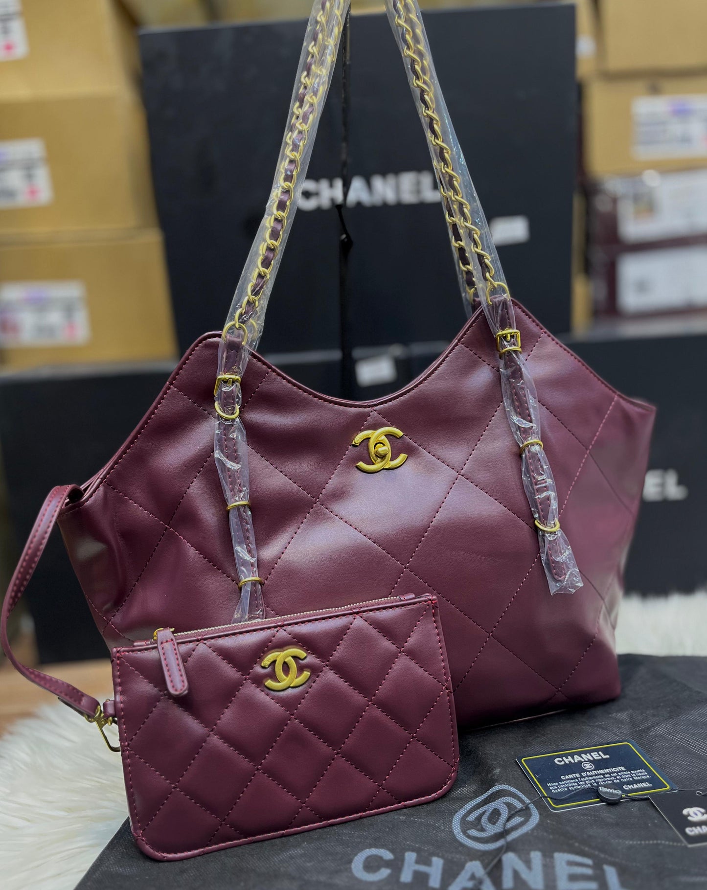 Chanel 25S Maxi Coco Shopping Tote – Calfskin Leather