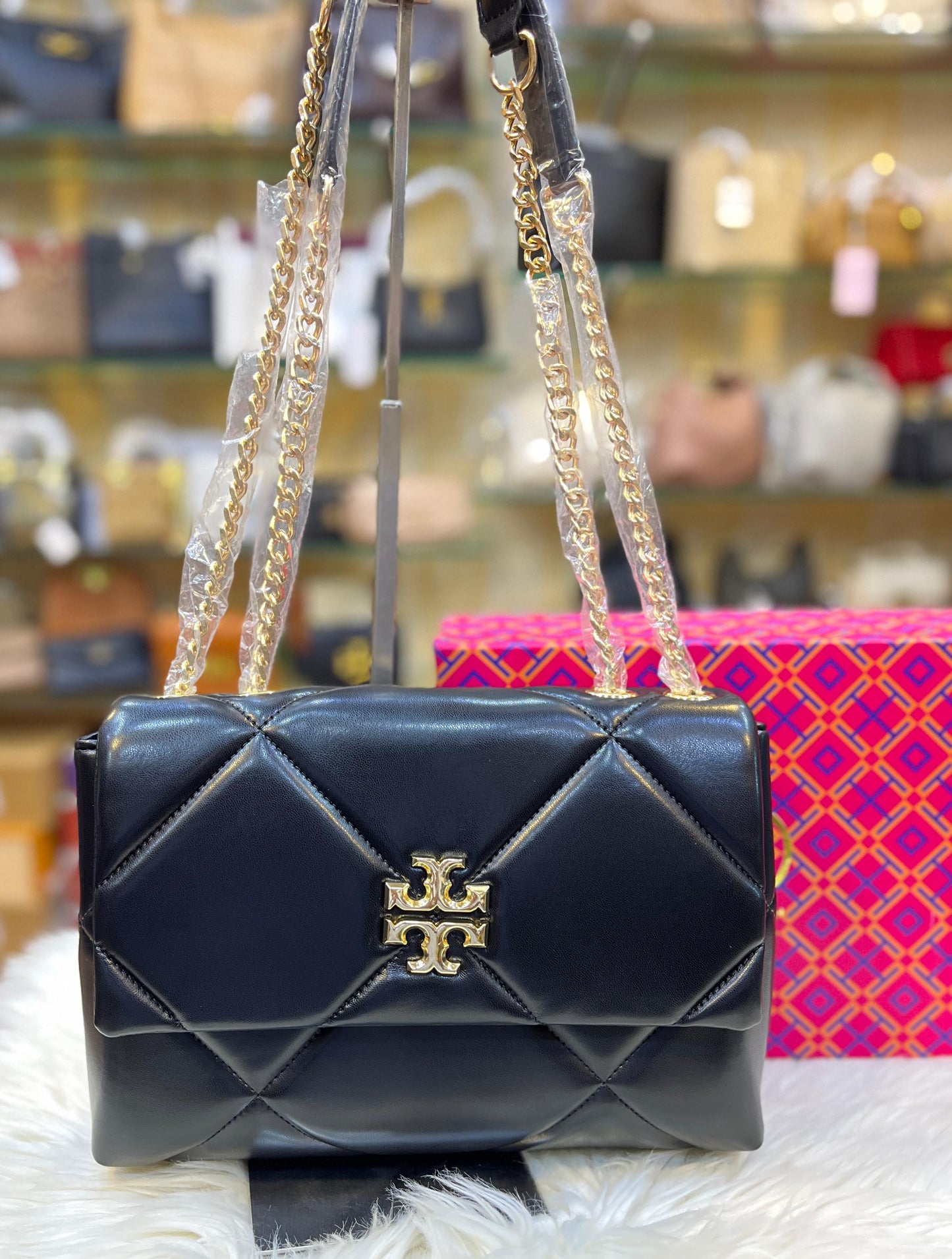 Tory Burch Kira Diamond Quilt Convertible Shoulder Bag