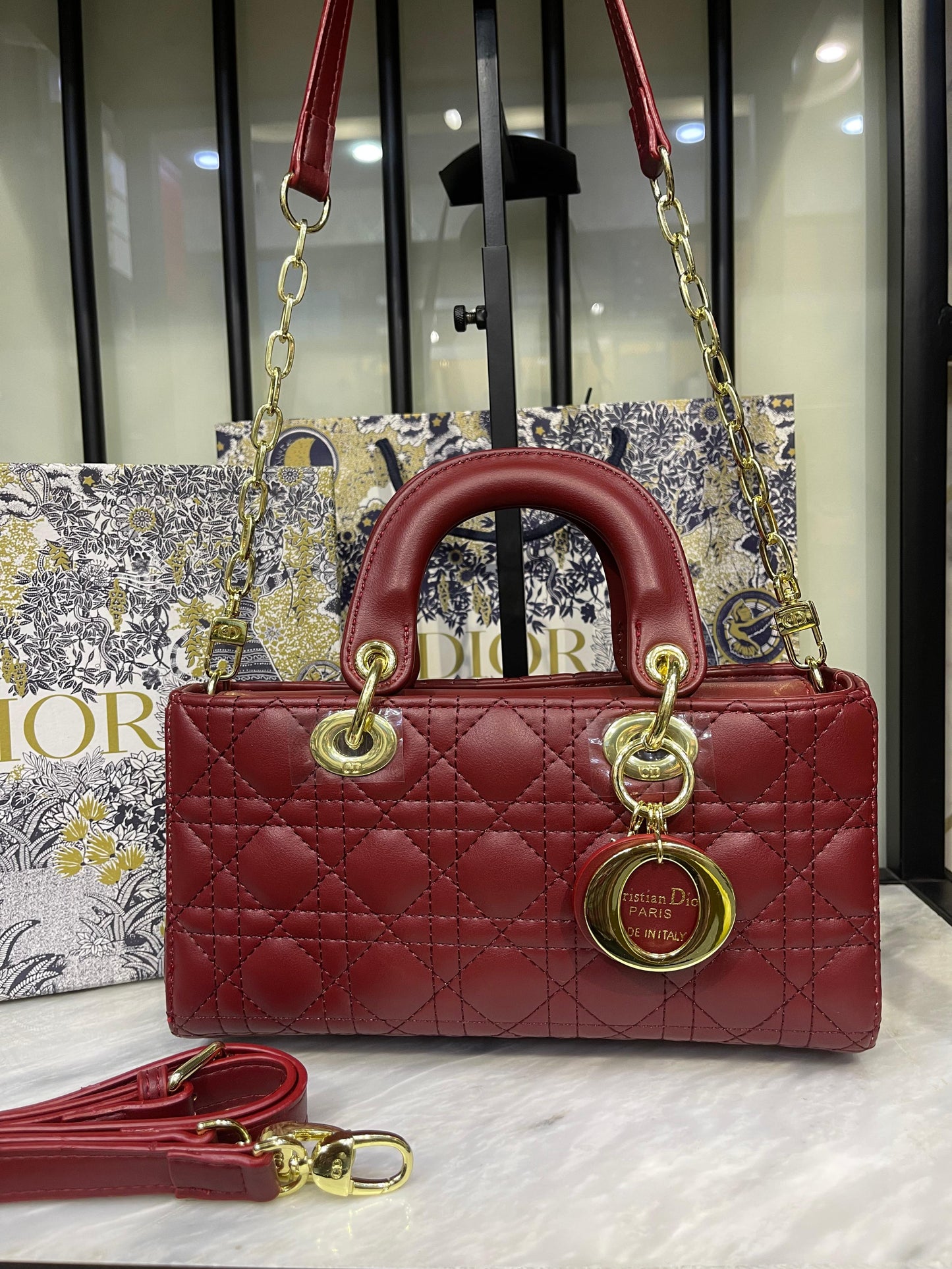 Christian Dior Lady D-Joy – Gold-Tone Icon