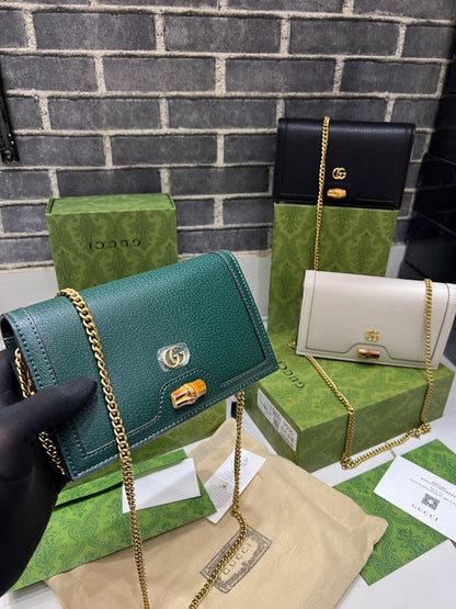 GUCCI Diana Mini Bag with Bamboo – Iconic Elegance