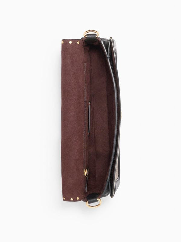COACH Georgie Shoulder Bag – Colorblock Signature Canvas with Daisy Embroidery