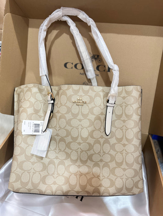 Coach Mollie Tote Bag in Signature Canvas