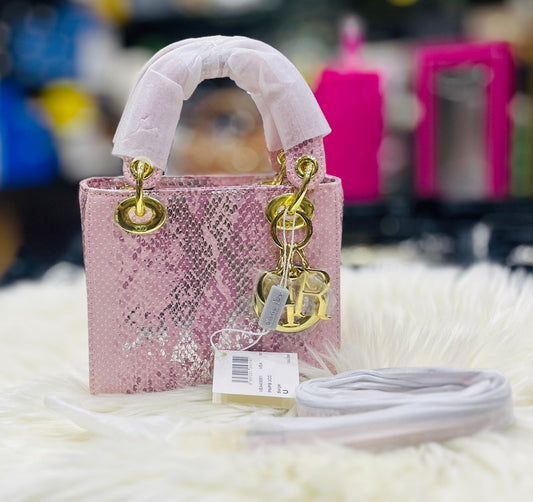 Dior Lady Dior Mini Python Skin