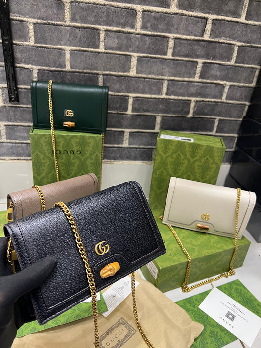 GUCCI Diana Mini Bag with Bamboo – Iconic Elegance