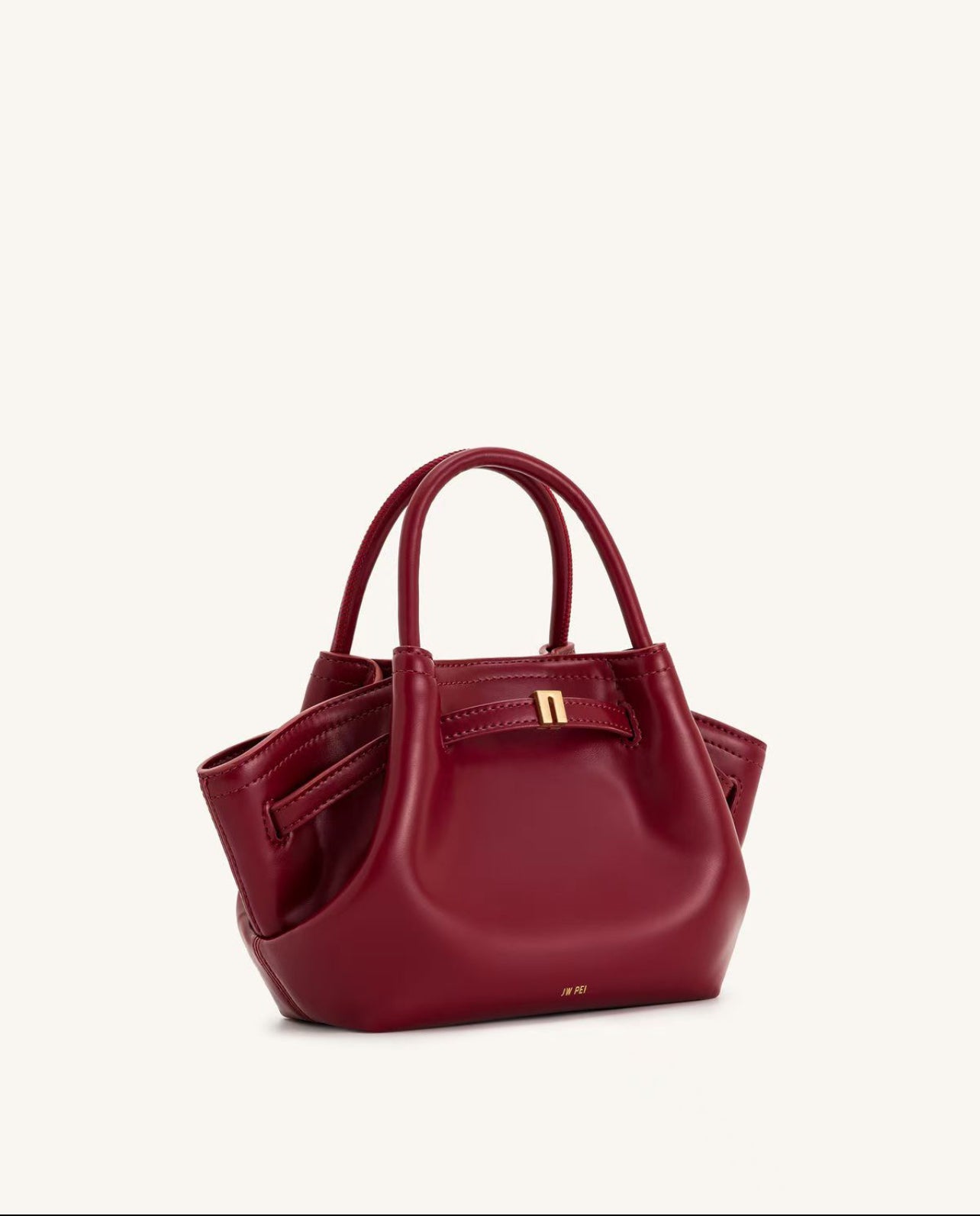 JW PEi Hana Mini Tote – Stylish Vegan Leather Compact Tote with Gold Hardware