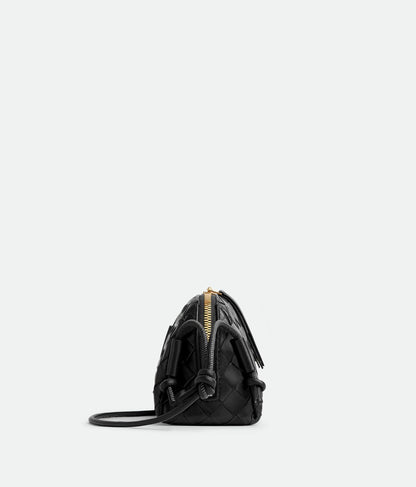 Bottega Veneta Concert Pouch in Lambskin with Gold Hardware
