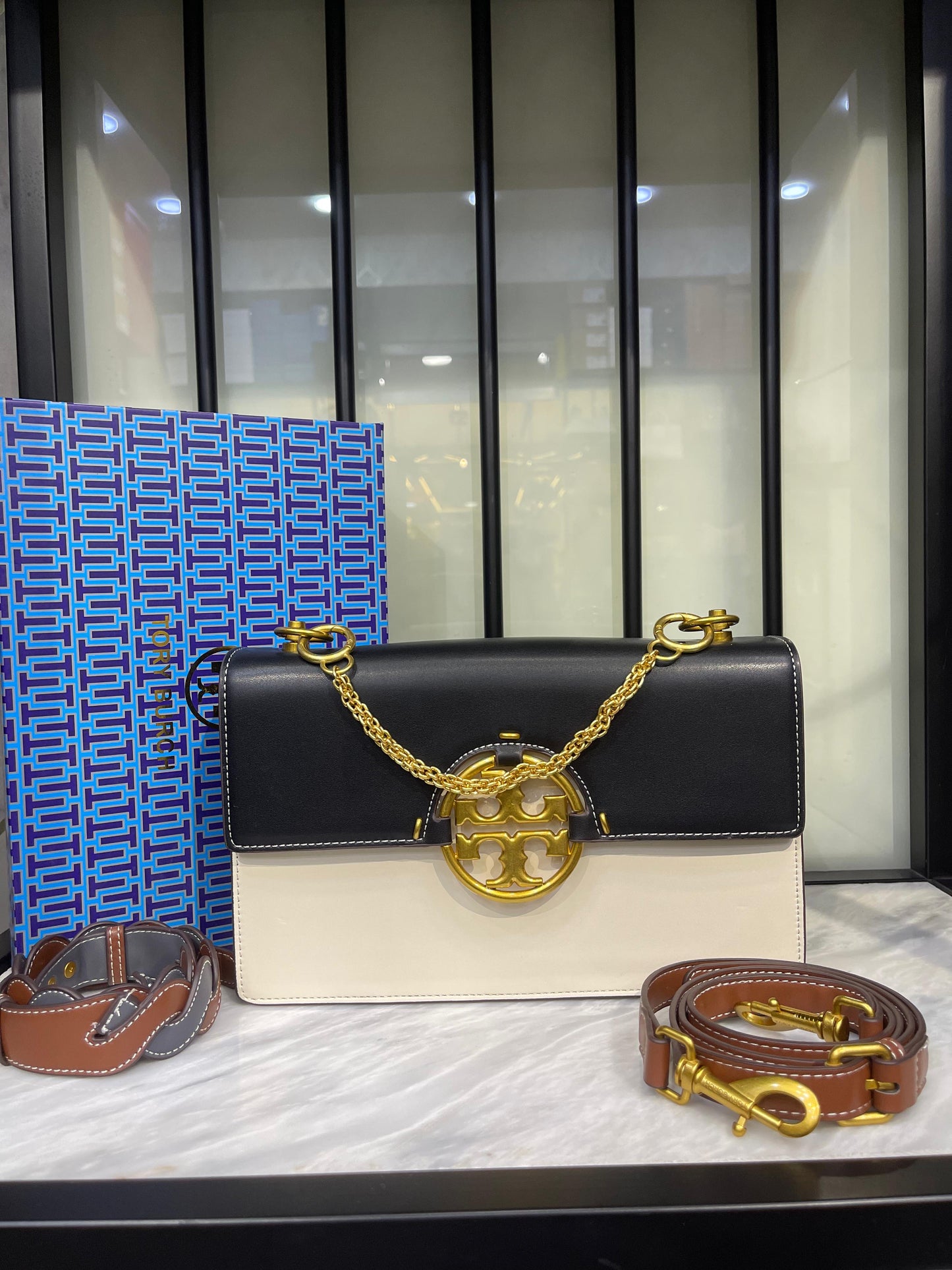 Tory Burch Miller Shoulder Bag – Signature Double-T Style