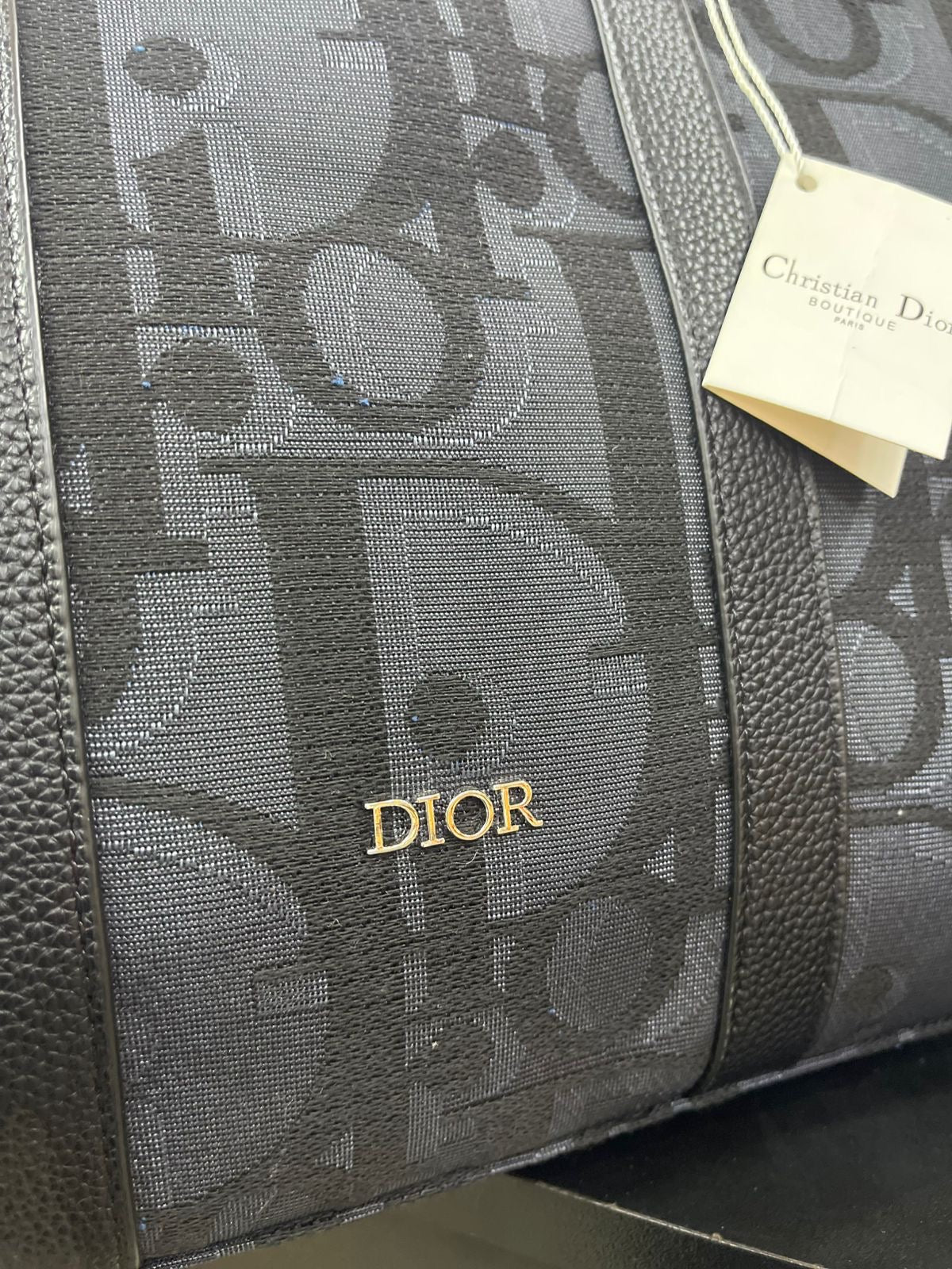 Christian Dior Weekender 50 – Dior Oblique Jacquard Travel Bag