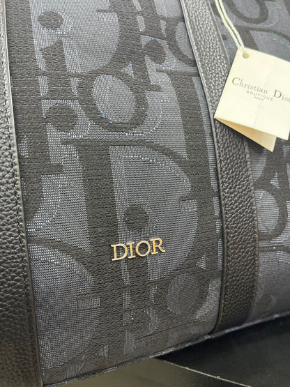 Christian Dior Weekender 50 – Dior Oblique Jacquard Travel Bag