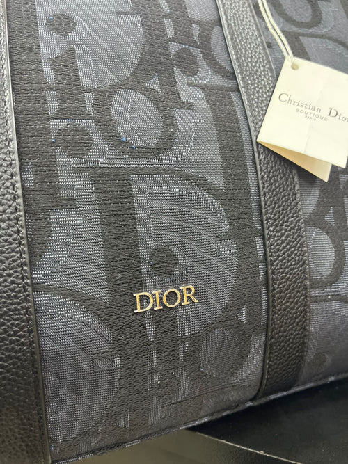 Christian Dior Weekender 50 – Dior Oblique Jacquard Travel Bag