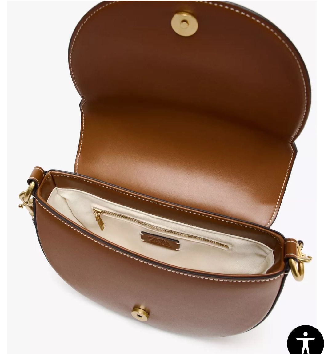 ZARA Crossbody Bag – High Quality with Paper Bag