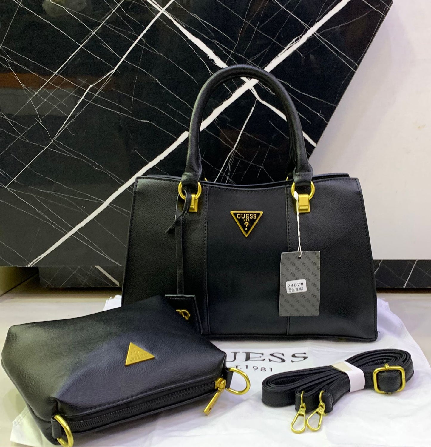GUESS 2-Piece Handbag Set – Master Copy, High Quality