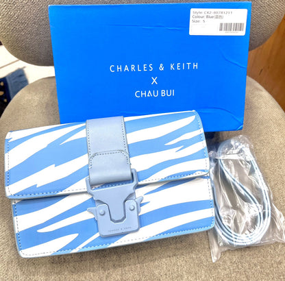 Charles & Keith Push-Lock Shoulder Bag – With Box & Tag