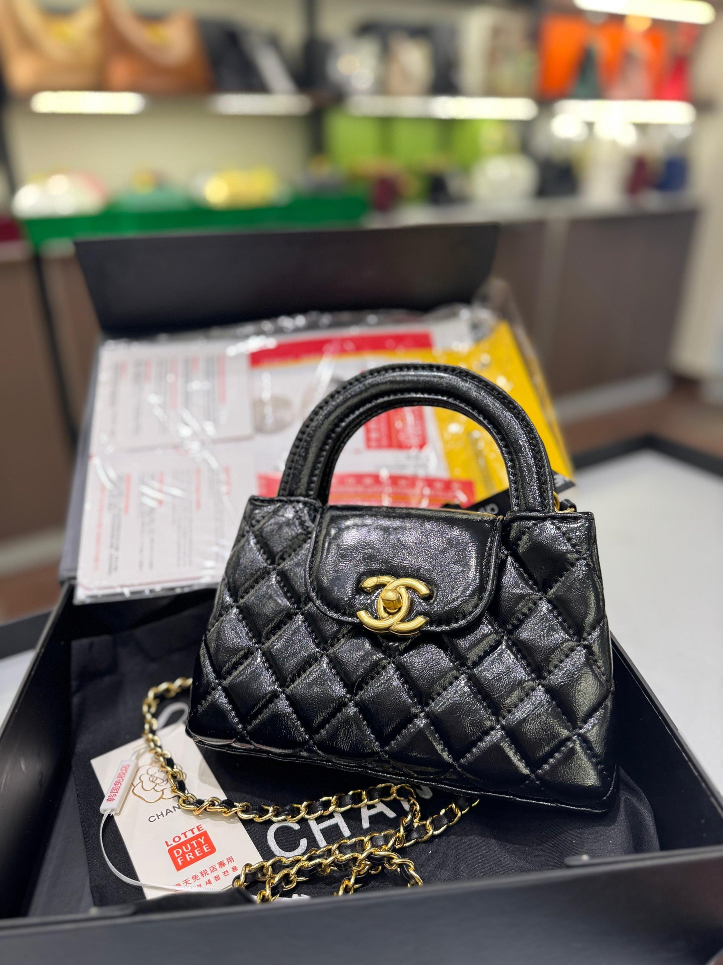 Chanel Nano Kelly Bag – Aged Calfskin Finish