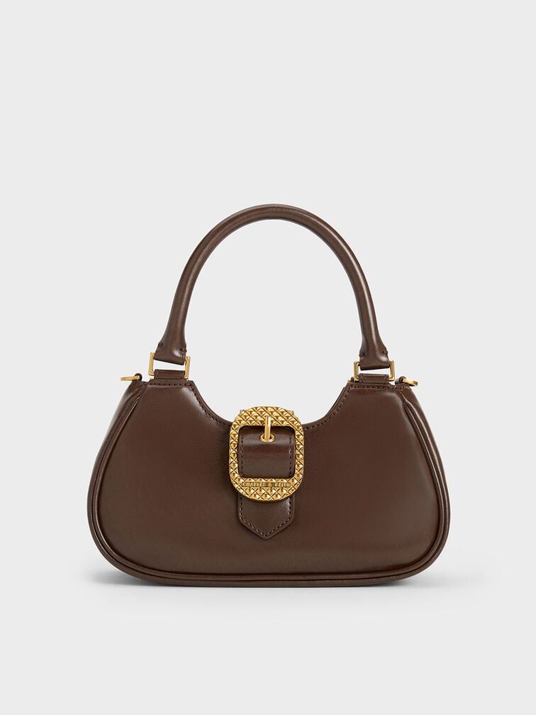 Charles & Keith Avis Belted Top Handle Bag