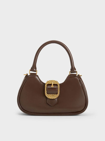 Charles & Keith Avis Belted Top Handle Bag