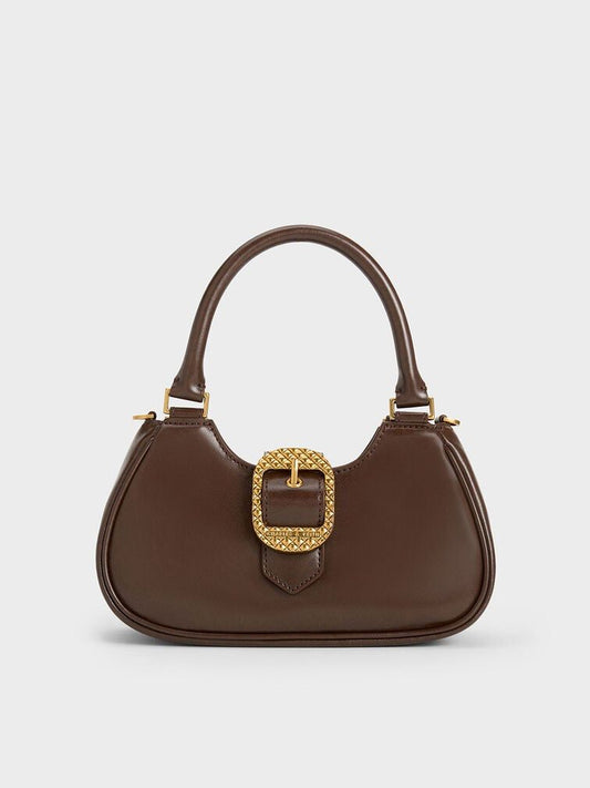 Charles & Keith Avis Belted Top Handle Bag