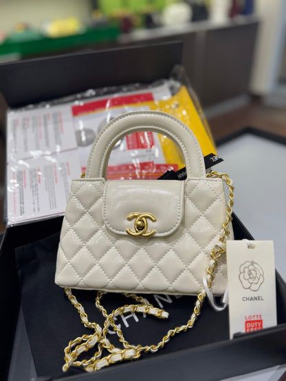 Chanel Nano Kelly Bag – Aged Calfskin Finish