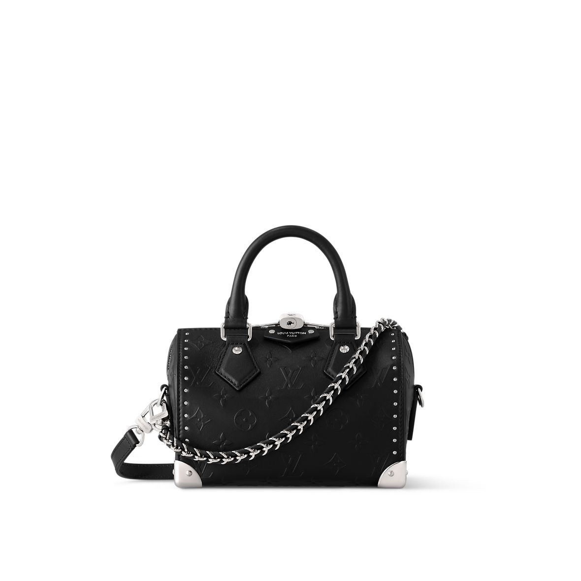 Louis Vuitton Speedy Trunk 20 – Black Calf Leather