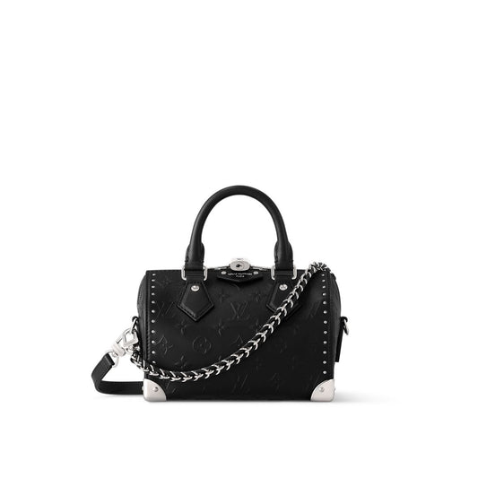 Louis Vuitton Speedy Trunk 20 – Black Calf Leather