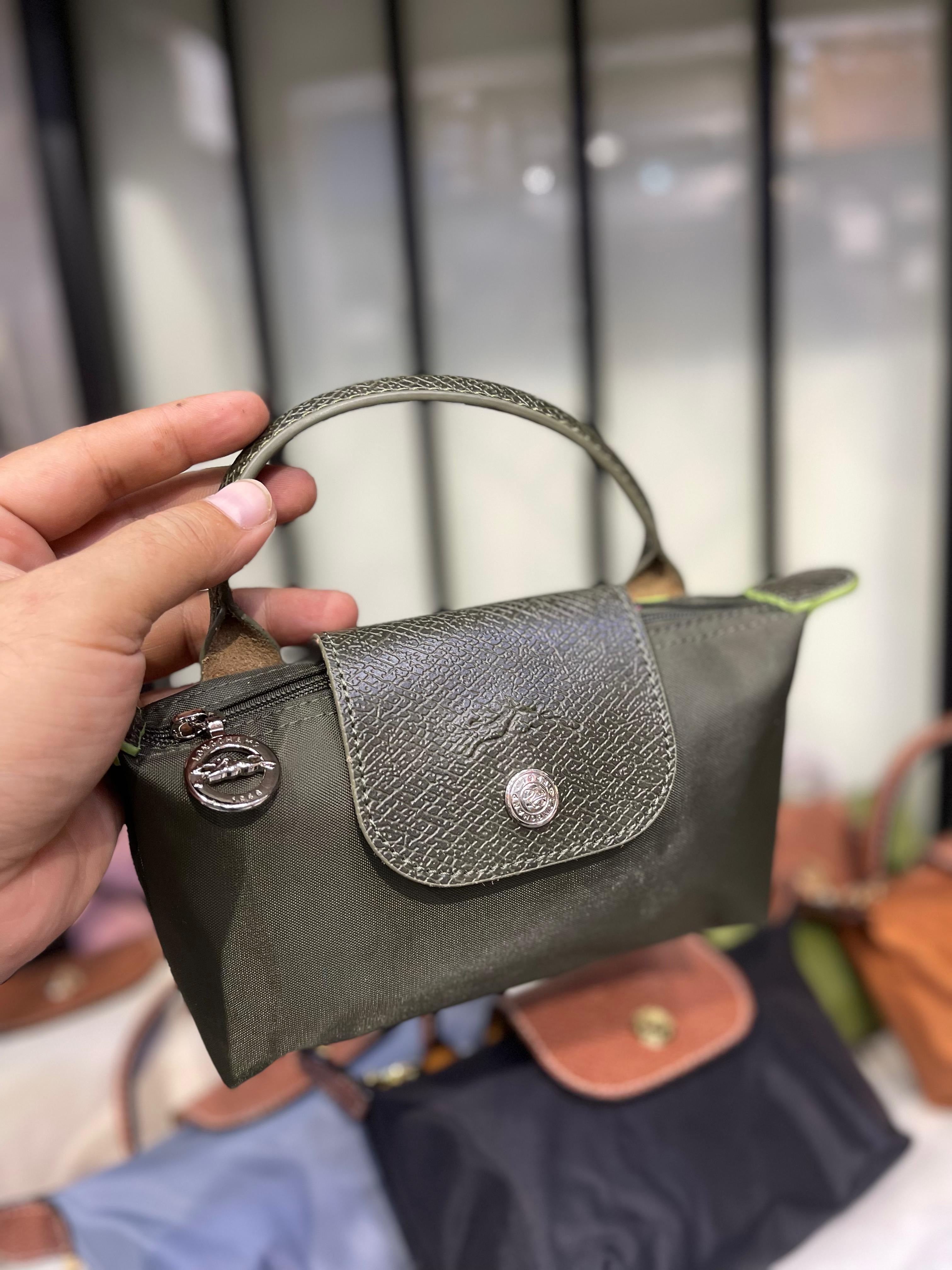 Longchamp Le Pliage Pouch with Handle