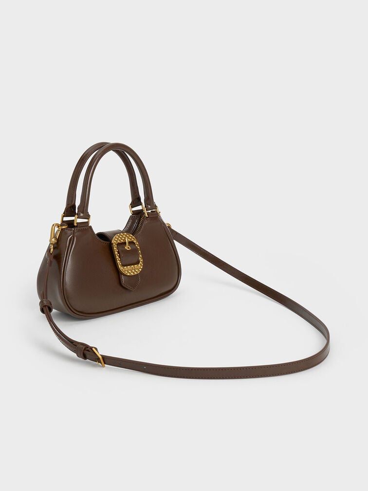 Charles & Keith Avis Belted Top Handle Bag