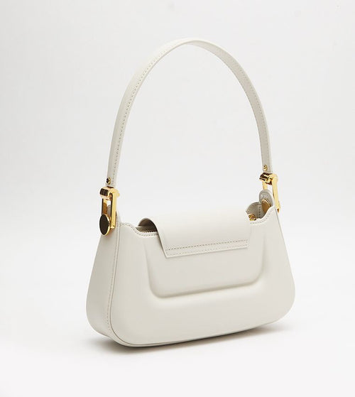 CHARLES & KEITH Koa Leather Push-Lock Top Handle Bag