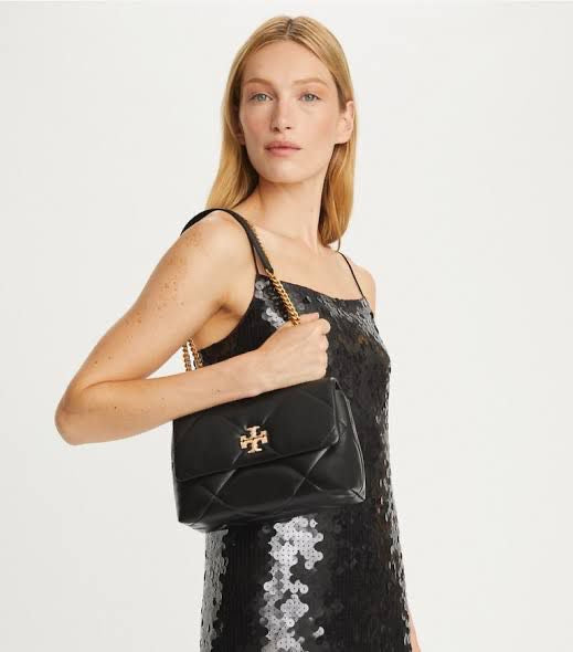 Tory Burch Kira Diamond Quilt Convertible Shoulder Bag – Napa Leather