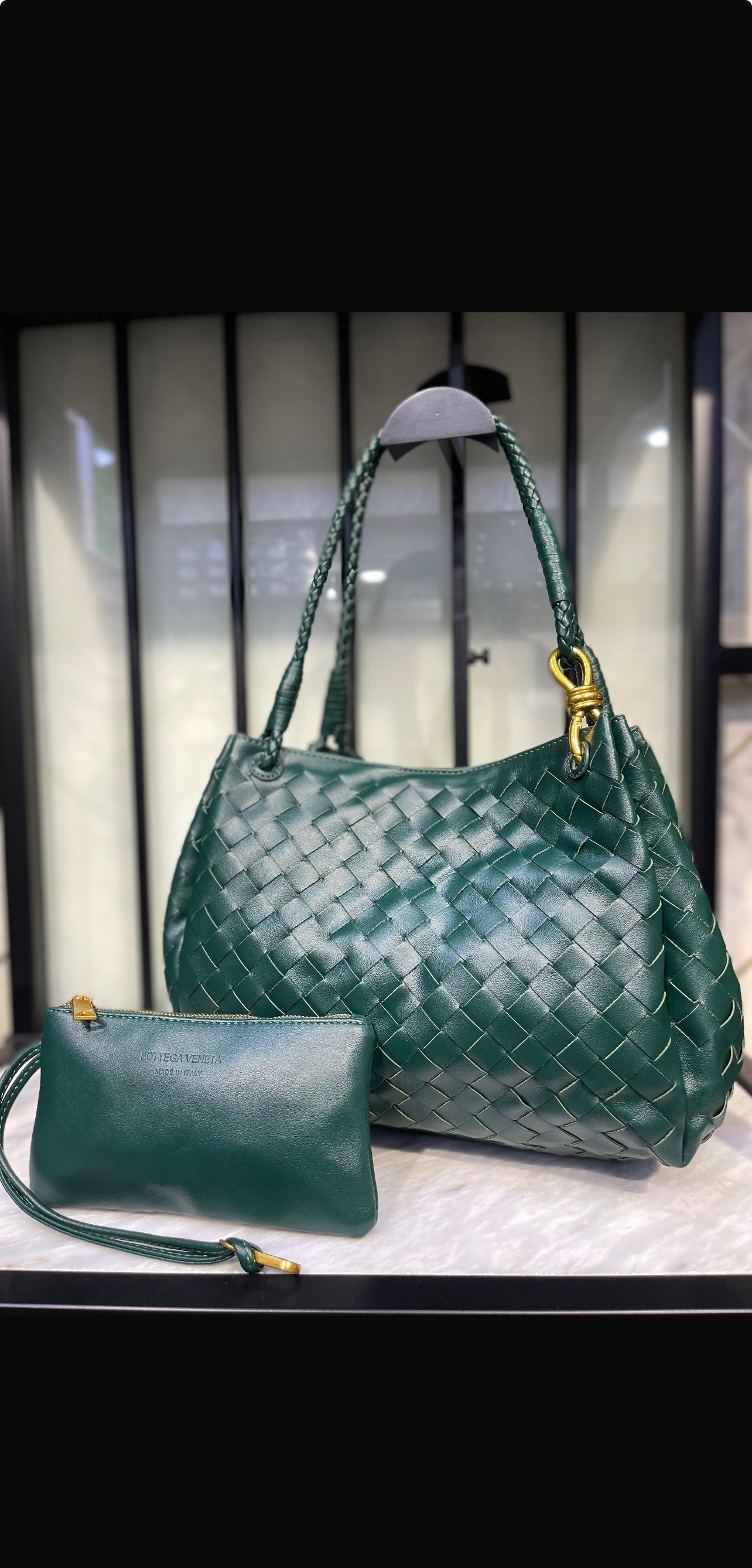 Bottega Veneta Large Parachute Bag
