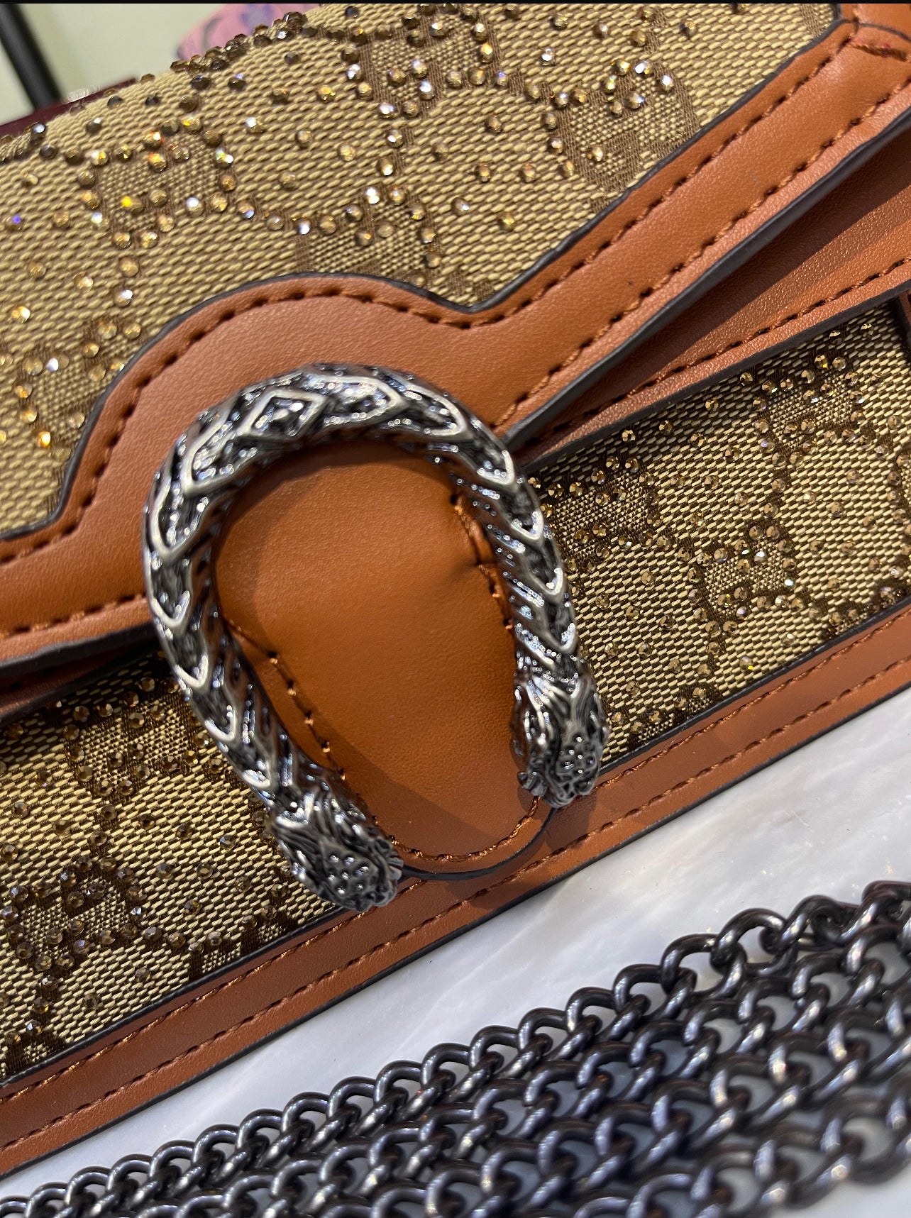 Gucci Dionysus Crystals Mini Bag Style