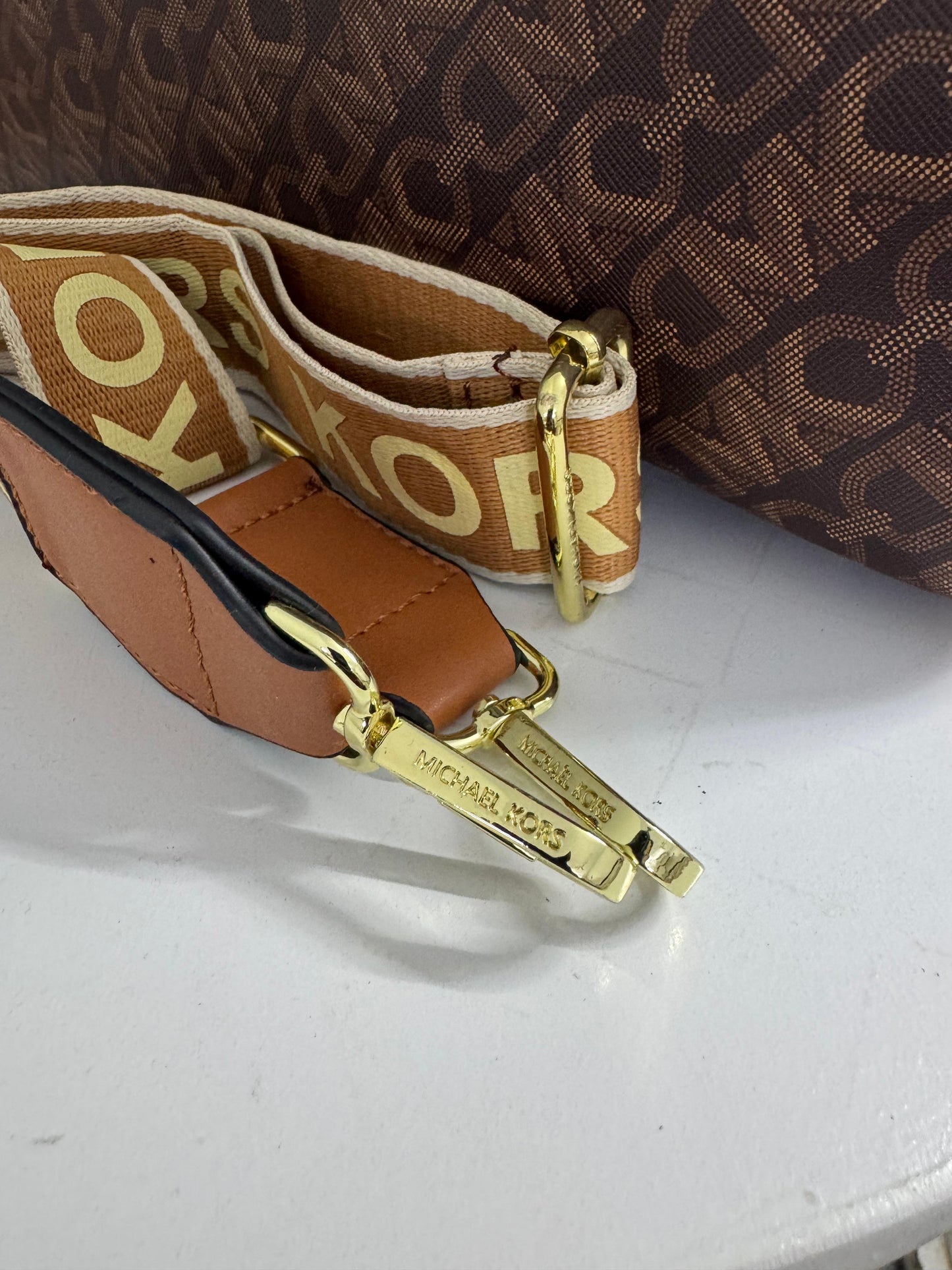 Michael Kors Gigi Large Empire Signature Logo Tote Bag