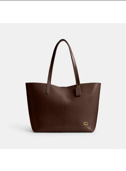 Coach North 32 Leather Tote Bag