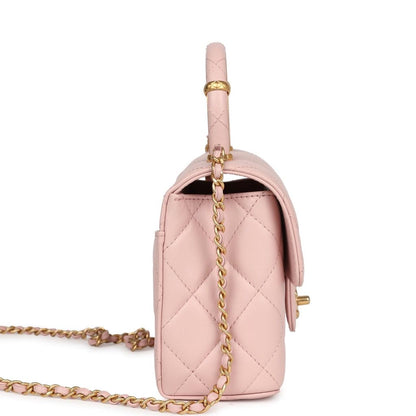 Chanel Mini Square Top Handle Flap – Lambskin
