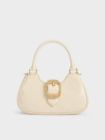 Charles & Keith Avis Belted Top Handle Bag