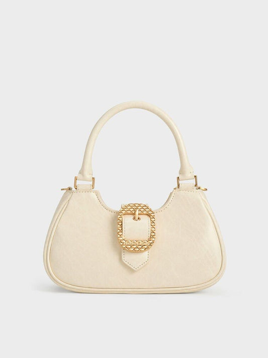 Charles & Keith Avis Belted Top Handle Bag
