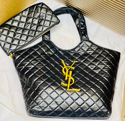 YSL Structured Tote