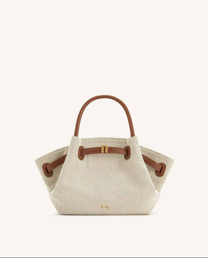 JW PEi Hana Mini Tote – Stylish Vegan Leather Compact Tote with Gold Hardware