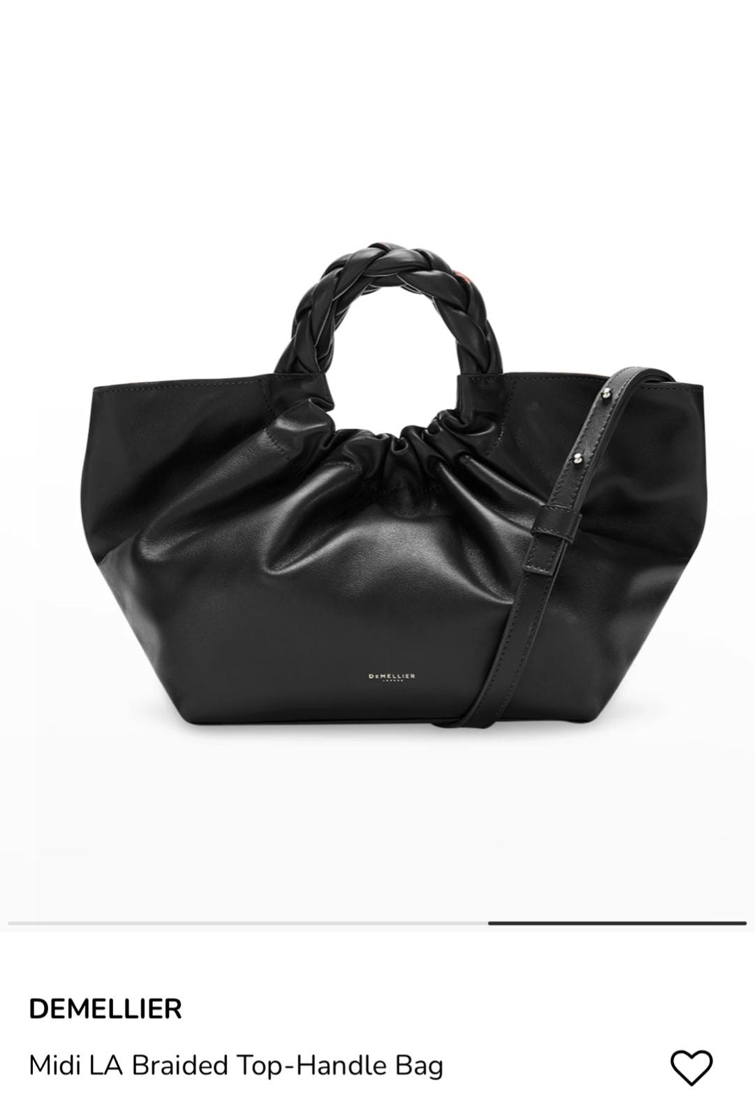 DeMellier Midi LA Braided Top-Handle Bag
