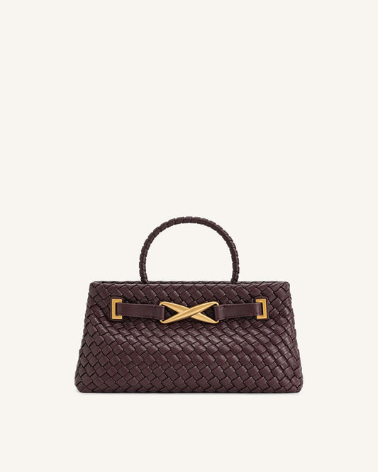 JW PEI Elora Woven Tote Bag – Vegan Leather Chic