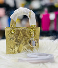 Dior Lady Dior Mini Python Skin