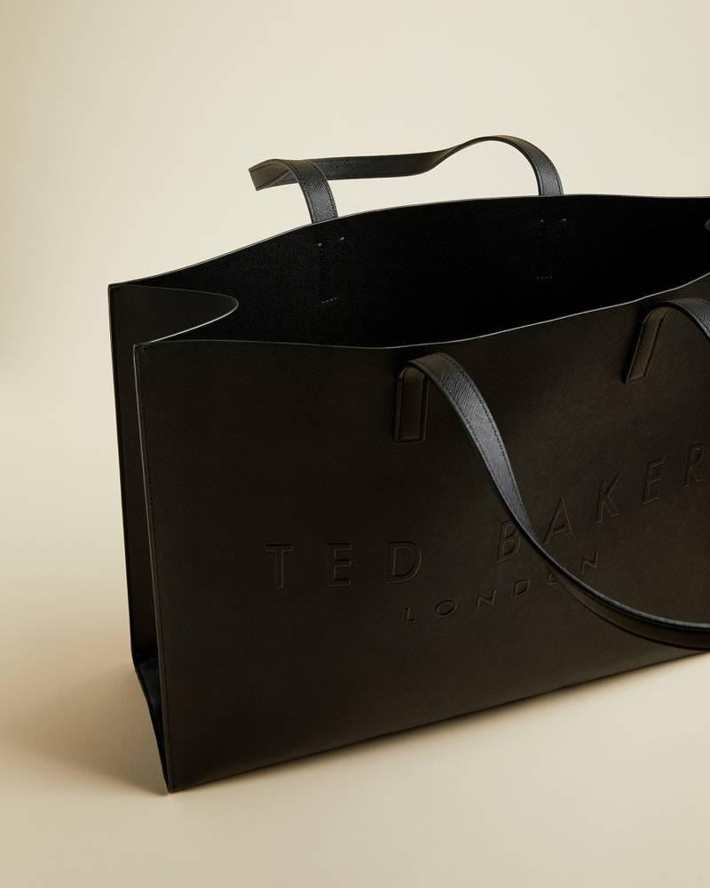Ted Baker Sukicon Large Icon Bag – Classic Vinyl Tote